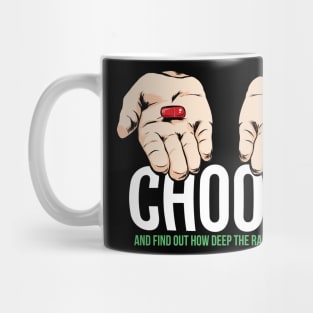 Matrix Hands Choose Funny Art Mug